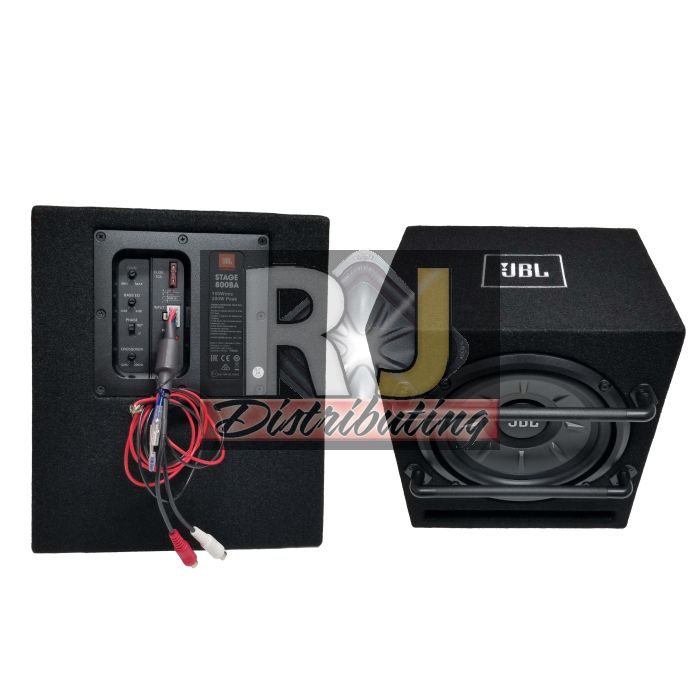 helaas neef koffie JBL STAGE 800BA 8"in. Ported Enclosed Car Subwoofer Box RMS 100W W/  Built-In AMP - Wholesale