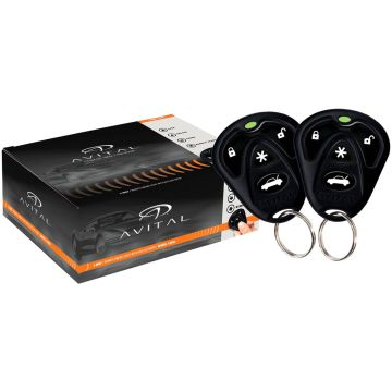 Avital 4105L 4-Button Remote Start Keyless Entry Trunk Release (Replaces 4103LX)