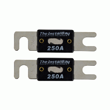 Install Bay 250A ANL Fuse  -2 pack for car audio stereo amp installation