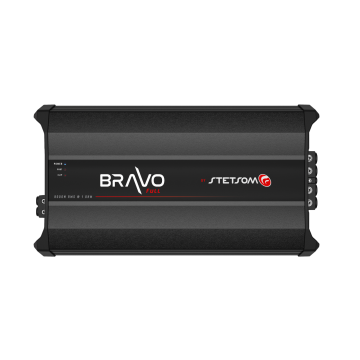 Stetsom Bravo FULL Range 8000W RMS 1 Ohm Car Audio Amplifier 8000.1 8K Watts RMS 1Ω Stable
