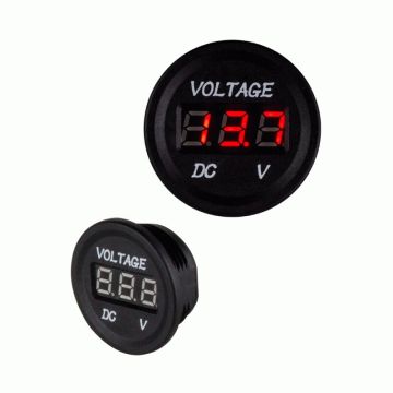 The Install Bay IBR56 MINI VOLTAGE METER W/HARDWARE Retail Pack