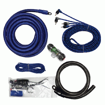 2400W 1/0 AWG Amp Kit with RCA Cable - Mid Series