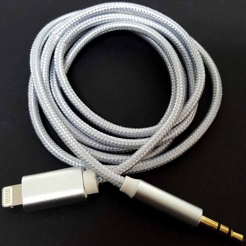 Bass Rockers Lightning to 3.5mm AUX Audio Cable for Apple iPhone 7/8