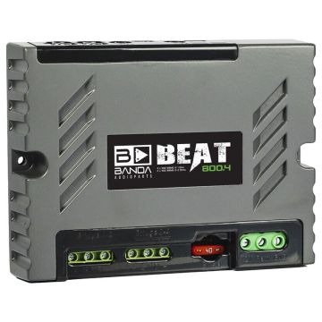 Banda BEAT800x4 Watts 1 Ohm 4 Channel Brazilian Car Audio Amplifier 