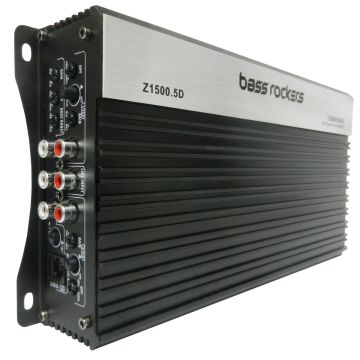 Bass Rockers Z1500.5D 1500W 5 Channel Class D Amplifier Bass Highs Mids Amp